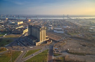 Michigan Central Aerial View
